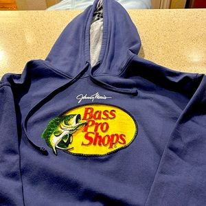 XXXL Light Blue Bass pro shops hoodie